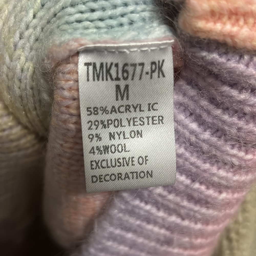 THML Pastel Ruffle Sleeve Sweater - Picture 9 of 9